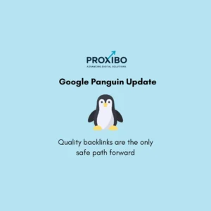 Penguin Update illustration showing impact of spam backlinks, unnatural link building, and Google ranking penalties on websites