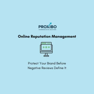 Online reputation management dashboard showing reviews and brand monitoring