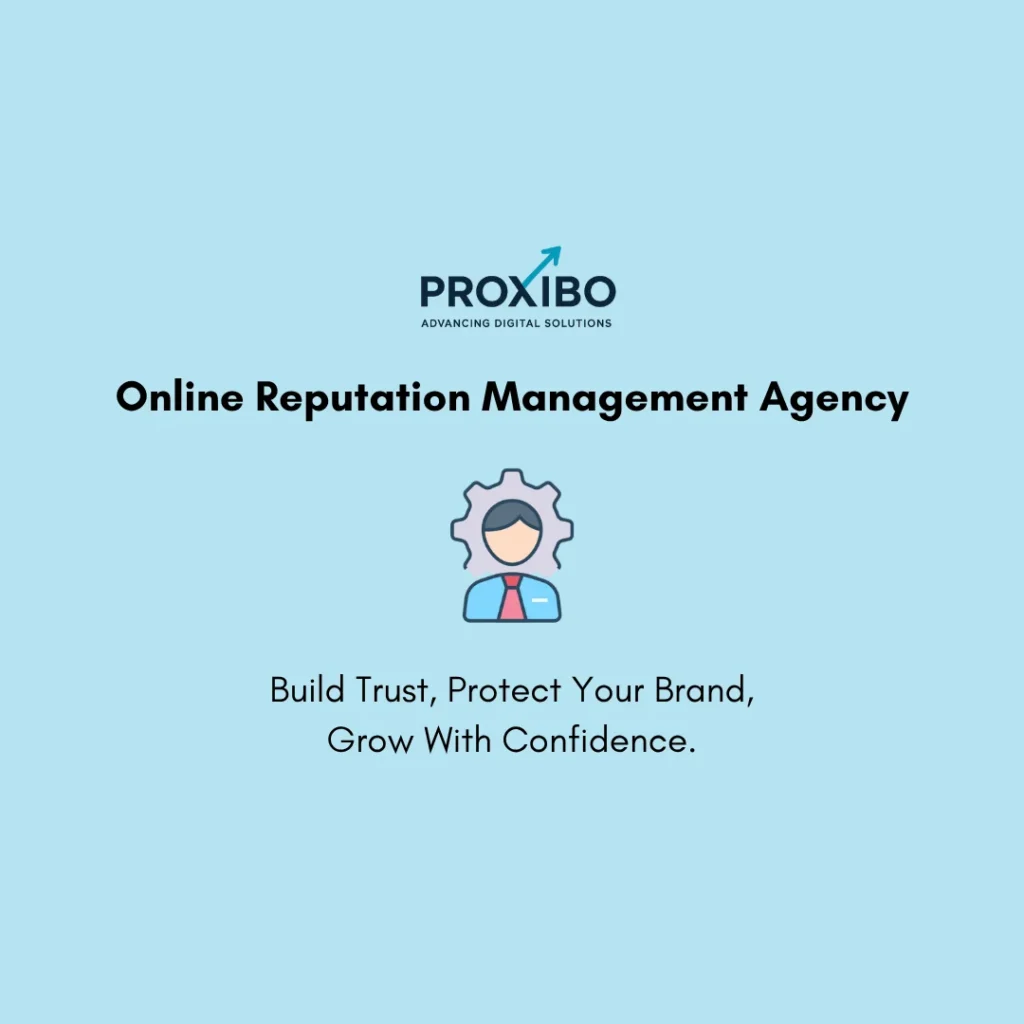 Online reputation management agency helping businesses improve reviews, monitor brand mentions, and build a positive online reputation